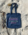 All Shall Be Well Zippered Tote Bag
