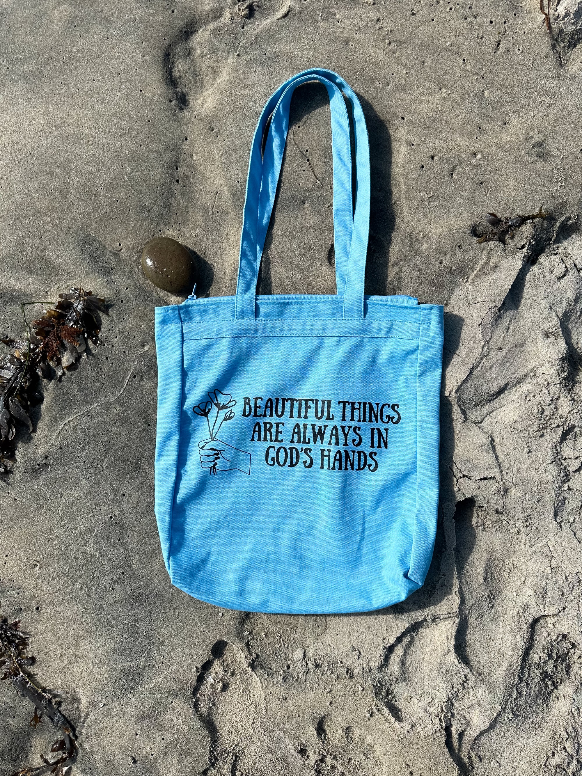 Beautiful Things Zippered Tote Bag